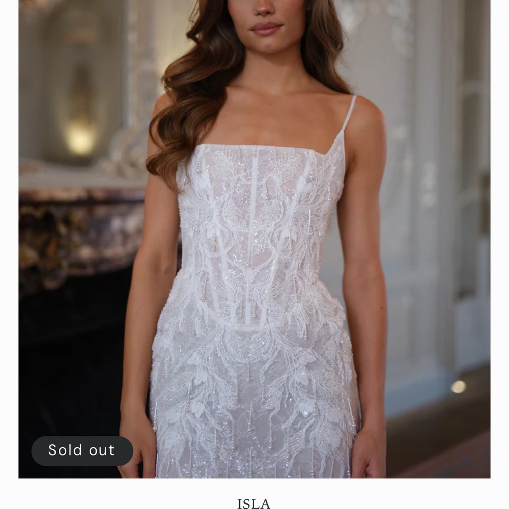 ISLA White Embellished Mini Dress